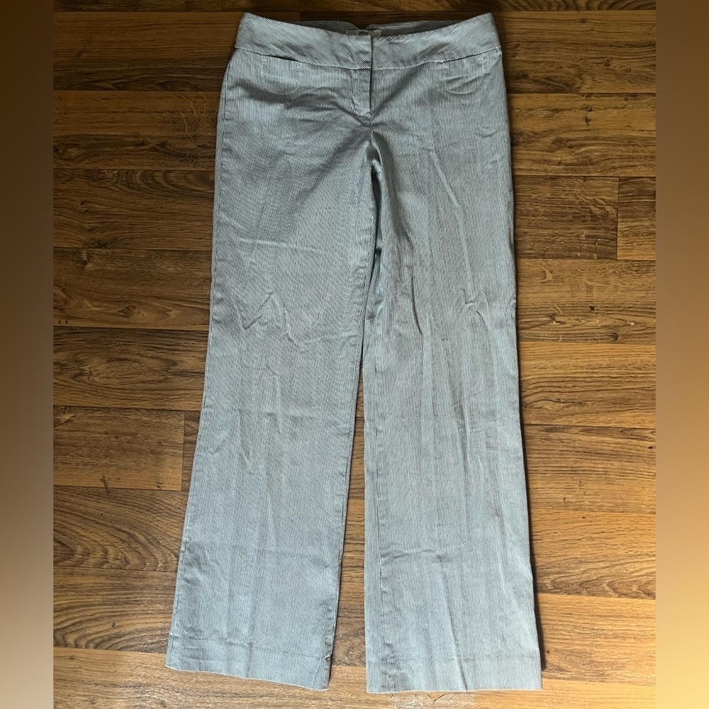 Ann Taylor LOFT Marissa Pinstripe Wide Leg Pants